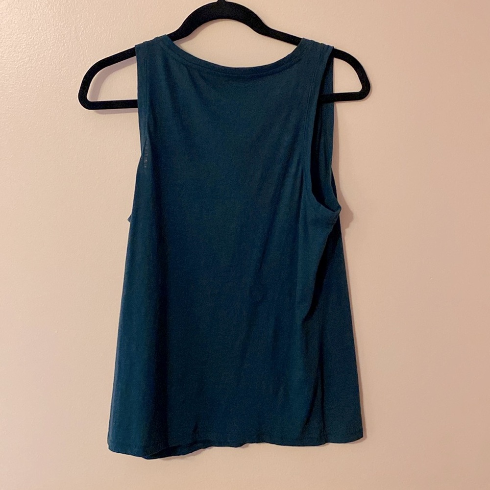 Dark Teal Madewell Tank Top Size Small - Picture 3 of 4
